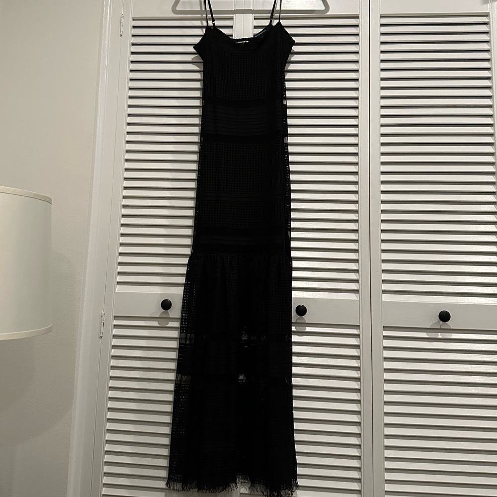 French Connection Crochet Spaghetti Strap Dress